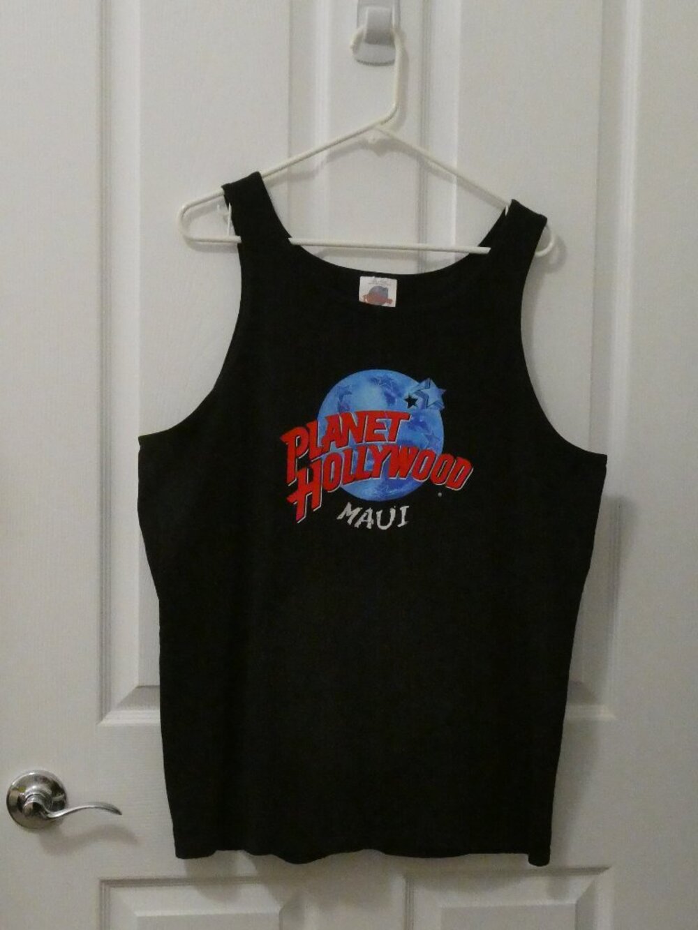 Planet Hollywood Maui Hawaii Men's Black Tank Top Size XL Made in USA